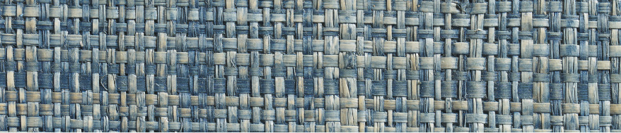 Denim Raffia Face